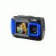 Coleman Duo2 20.0 MP Underwater Digital &amp; Video Camera, Waterproof to 10 ft w/Dual LCD Screens, Blue 2V9WP-BL