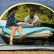 Coleman Flatlands Double Flannel Sleeping Bag, 30F, Blue, CM1010410016-17