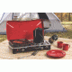 Coleman FyreSargeant 3-in-1 Propane 2-Burner Camping Stove, Black / Red 2000017463