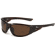 Coleman Highlander Sunglasses, Transparent Shiny Brown Frame, Brown Lens Lens, Polarized, C6025-C3