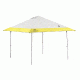 Coleman Instant Eaved Canopy Shelter, Center Height 8 ft 8 in, White / Yellow, 10 ft x 10 ft 2000014346