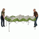 Coleman Instant Sun Shelter Canopy , Center Height 7 ft 4 in, White / Green, 9 ft x 7 ft 2000012222