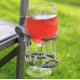Coleman Patio Sling Chair, Cup Holder /Aluminum, Gray, Seat 23.5 in 2000020294