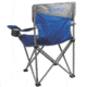 Coleman Quad Oversized Chair, Cell Phone Sleeve, Side Media Sleeve, Weight Capacity 600 lb, Blue 2000026491