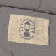 Coleman Rect 30 Big-N-Tall Oversized Sleeping Bag, Interior Tuck Pocket, Machine Washable, Gray / Tan, 84 x 40 in 2000025731
