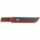 Coleman Rugged Machete W/Saw, 8.5 in Saw Edge, Steel Blade, Black / Red Handle, Overall Length 23 in 2000025206