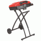 Coleman Sportster Propane Grill, Collapsible Stand W/ Wheels, 11,000 BTU, Red, 225 Sq In Cooking Area, 2000038233