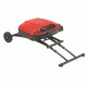 Coleman Sportster Propane Grill, Collapsible Stand W/ Wheels, 11,000 BTU, Red, 225 Sq In Cooking Area, 2000038233