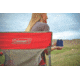 Coleman Steel Deck Chair, Supports up to 300 lbs,, Red, Seat 20.5 in 2000019421