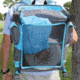 Coleman Treklite Cooler Pack Chair, Built-in 12 Can Cooler, Teal, 14.4 in Seat 2000020321