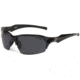 Coleman Windchaser Sunglasses, Shiny Black Frame, Smoke Lens Lens, Polarized, C6027-C3