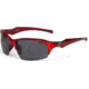 Coleman Windchaser Sunglasses, Shiny Dark Red Frame, Smoke Lens Lens, Polarized, C6027-C1