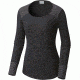 Columbia Along the Gorge Thermal Crew Long Sleeve Top - Women's-Black-Large