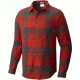Columbia Boulder Ridge Long Sleeve Flannel Shirt - Men's-Sail Red Check-Small