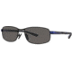 Columbia Bryce Sunglasses - Frame Shiny Black/Oxide Blue, Size 56/16mm CBBRYCEPZ02