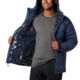 Columbia Centennial Creek Down Hooded Jacket - Mens, Dark Mountain, Large, 1864491478-L
