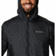 Columbia Center Ridge Windbreaker Jacket - Mens, Black/Black, Medium, 1809431012Black, BlackM