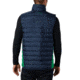 Columbia CLG Lake 22 Reversible Vest, ND - Coll Navy, Fuse Green, M - Mens, 1809301430-M