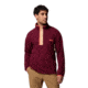 Columbia Helvetia II Half Snap Fleece Pullover - Men's, Rich Wine, Medium, 2090891-624-M