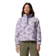 Columbia Helvetia II Printed Cropped Half Snap - Women's, Stormwatch/Sprayflower, Extra Large, 2098501525-525-XL