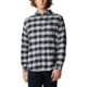 Columbia Cornell Woods Flannel Long Sleeve Shirt - Mens, Columbia Grey Buffalo Check, Large, 1617951042CmbGryBflChckL
