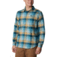 Columbia Cornell Woods Flannel Long Sleeve Shirt - Mens, Stone Blue Buffalo Check, Small, 1617951460StnBlBflChckS