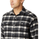 Columbia Deschutes River Heavyweight Flannel - Mens, Black Medium Plaid, Extra Large, 1736221010-XL