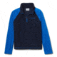 Columbia Glacial Half Zip, Collegiate Navy, Super Blue, 4T - Boys, 1557964467-4T