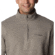 Columbia Great Hart Mountain III Half Zip Sweatshirt, Boulder Heather, M - Mens, 1625231003-M