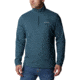 Columbia Great Hart Mountain III Half Zip Sweatshirt - Mens, Night Wave Heather, Large, 1625231414NgtWveHthL