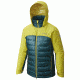 Columbia HeatZone 1000 TurboDown Hooded Jacket - Men's-Mineral Yellow/Deep Water-Medium