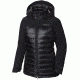Columbia HeatZone 1000 TurboDown Hooded Jacket - Women's-Black/Black-X-Small