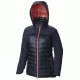 Columbia HeatZone 1000 TurboDown Hooded Jacket - Women's-Nocturnal/Hot Coral-Medium