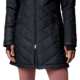 Columbia Heavenly Long Hooded Jacket - Womens, Black, L, 1738161-012-L