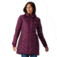 Columbia Heavenly Long Hooded Jacket - Womens, Marionberry, Extra Large, 1738161616XL