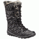 Columbia Heavenly Omni-Heat Leather After Dark Lace Winter Boot - Women's-Black/Dark Fog-Medium-8