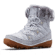 Columbia Heavenly Shorty Omni-Heat Winter Boots - Womens, Grey Ice, White, Medium, 9.5, 1691541063-9.5