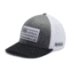 Columbia Mesh Tree Flag Ball Cap, Titanium/White/Black, Small/Medium, 1837101050TtnmWhtBckS/M