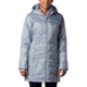 Columbia Mighty Lite Hooded Jacket - Womens, Tradewinds Grey, Size Large, 146877-032-L