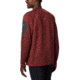 Columbia Mount Defiance Long Sleeve Crew - Mens, Red Jasper, Black, Small, 1866411664-S