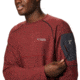 Columbia Mount Defiance Long Sleeve Crew - Mens, Red Jasper, Black, Small, 1866411664-S