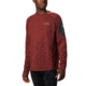Columbia Mount Defiance Long Sleeve Crew - Mens, Red Jasper, Black, Small, 1866411664-S