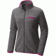 Columbia Mountain Crest Full Zip Jacket - Women's-Shark Heather/Deep Blush-Large