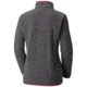 Columbia Mountain Crest Full Zip Jacket - Womens, Shark Heather, Fuchsia, Large, 1740501014-L