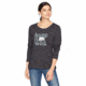 Columbia Outdoor Elements LS Tee, Black Heather, 3X - Womens, 1804753010-3X