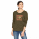 Columbia Outdoor Elements LS Tee, Nori Heather, XL - Womens, 1804751383-XL