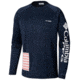 Columbia PFG Fish Series Terminal Tackle Long Sleeve - Mens, Coll Navy/US Flag Graphic, Large, 1792691465-L