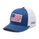 Columbia PFG Mesh Fish Flag Ball Cap, Night Tide/White, Small/Medium, 1836811452NgtTde,WhtS/M