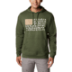 Columbia PHG Game Flag II Hoodie - Mens, Surplus Green/Sahara Duck Flag, Extra Large, 2013311347-XL