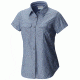 Columbia Pilsner Peak Novelty Short Sleeve Shirt - Women's-Bluebell-Medium